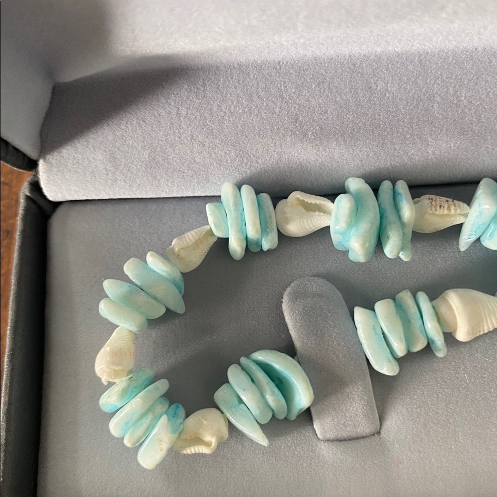 NEW Larimar artist hand-crafted stone necklace - Picture 3 of 7